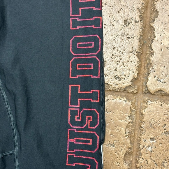 Nike Just Do It Dri Fit Leggings Pants Capri Stretch Athletic Wear - Picture 2 of 7